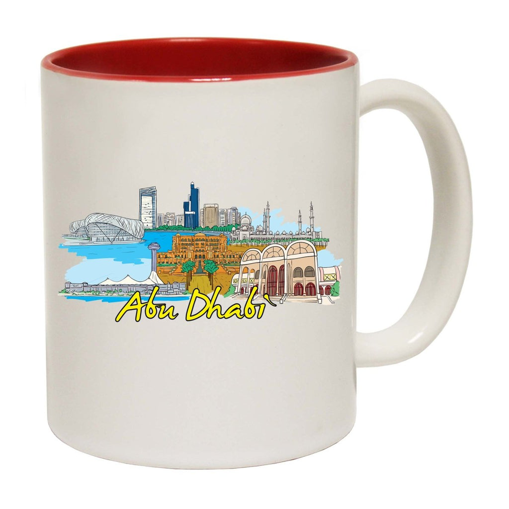Abu Dhabi Arab Emirates Country Flag Destination Mug Cup - 123t Australia | Funny T-Shirts Mugs Novelty Gifts