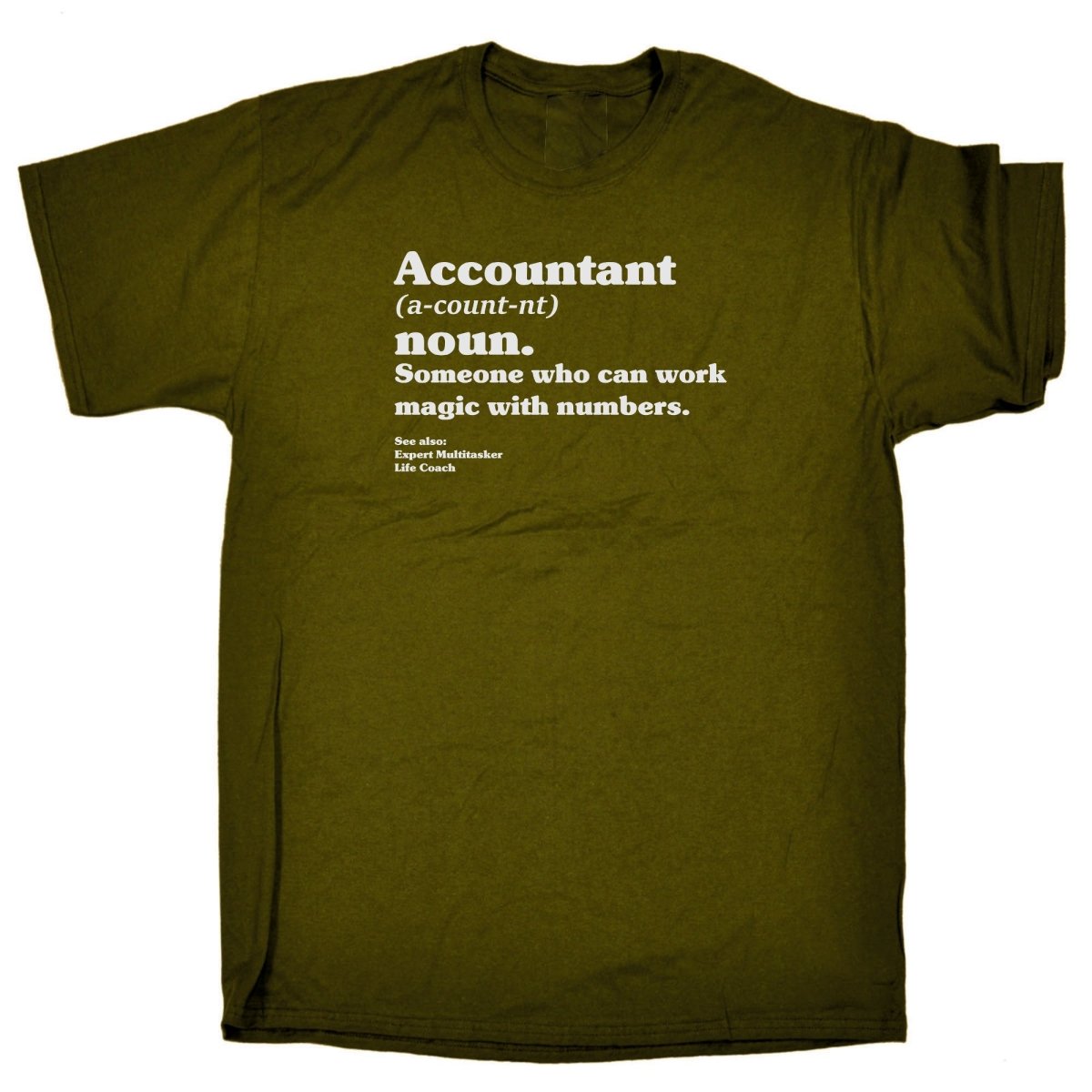 Accountant Definition Noun Fashion - Mens Funny T-Shirt Tshirts - 123t Australia | Funny T-Shirts Mugs Novelty Gifts