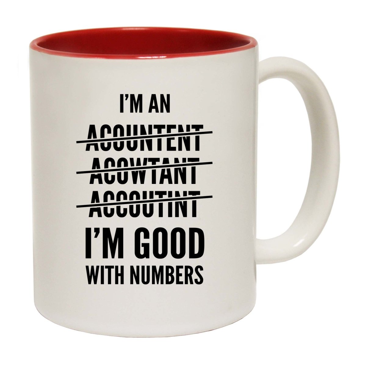Accountant Good With Numbers Mug Cup - 123t Australia | Funny T-Shirts Mugs Novelty Gifts