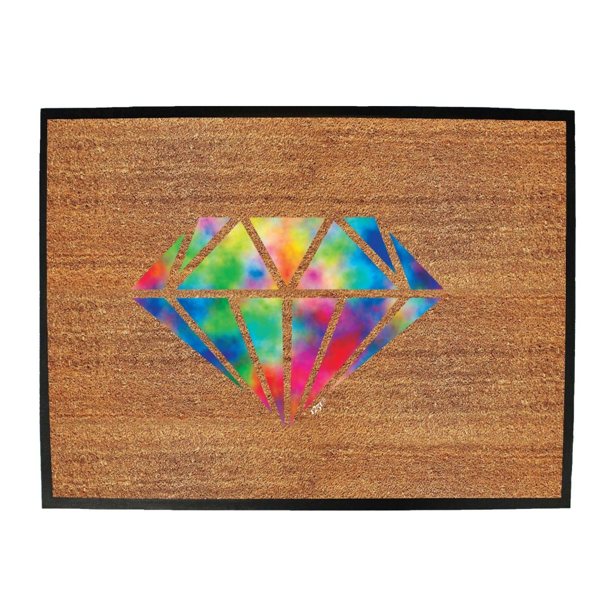 Acid Diamond Retro - Funny Novelty Doormat Man Cave Floor mat - 123t Australia | Funny T-Shirts Mugs Novelty Gifts
