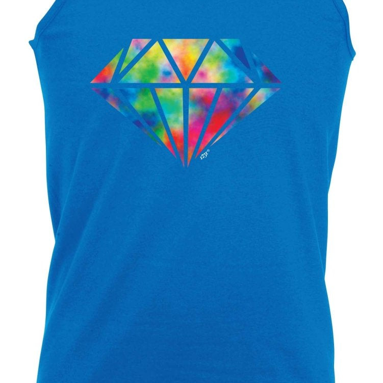 Acid Diamond Retro - Funny Novelty Vest Singlet Unisex Tank Top - 123t Australia | Funny T-Shirts Mugs Novelty Gifts