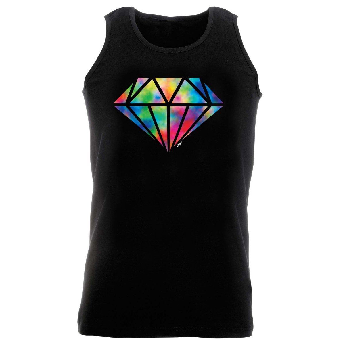 Acid Diamond Retro - Funny Novelty Vest Singlet Unisex Tank Top - 123t Australia | Funny T-Shirts Mugs Novelty Gifts