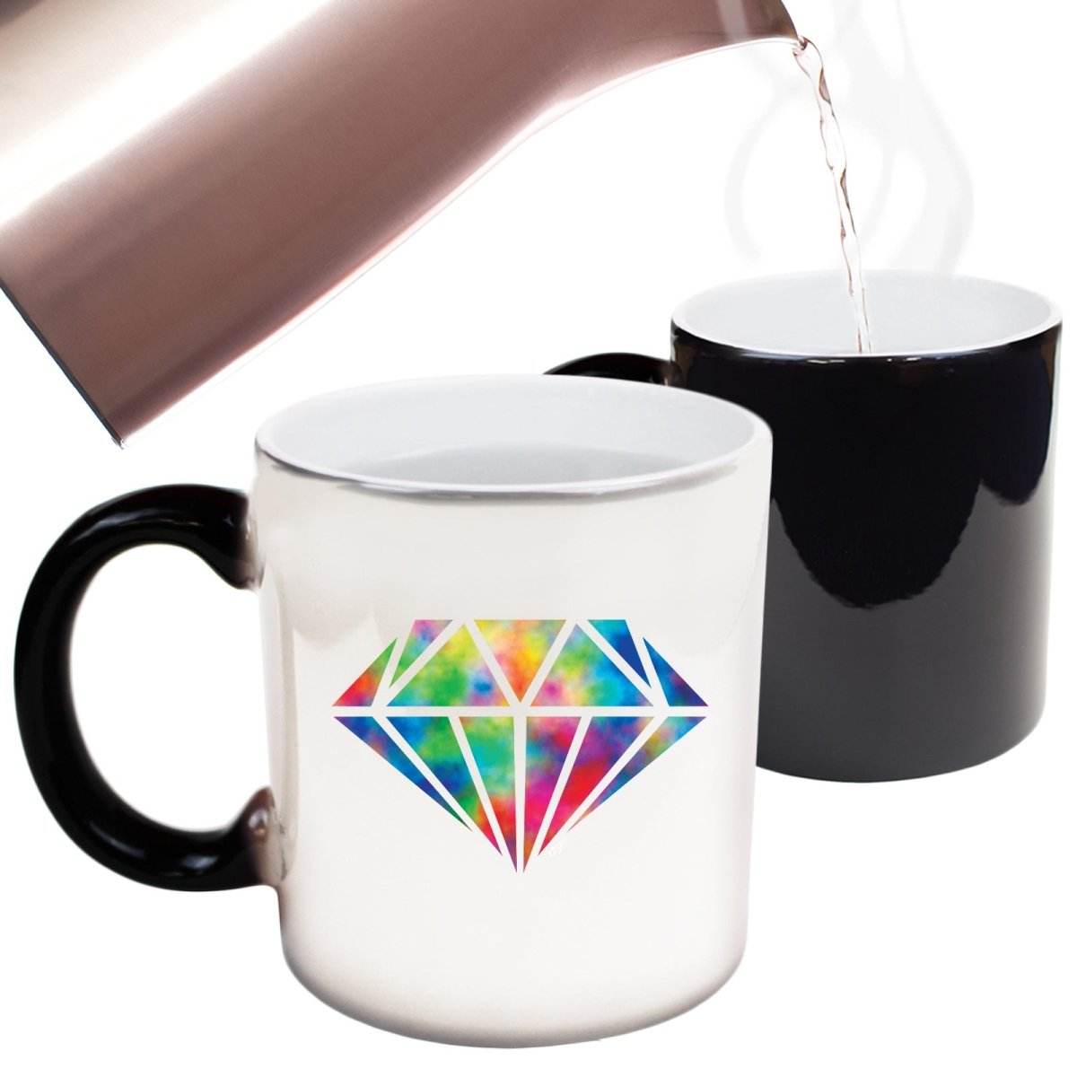 Acid Diamond Retro Mug Cup - 123t Australia | Funny T-Shirts Mugs Novelty Gifts