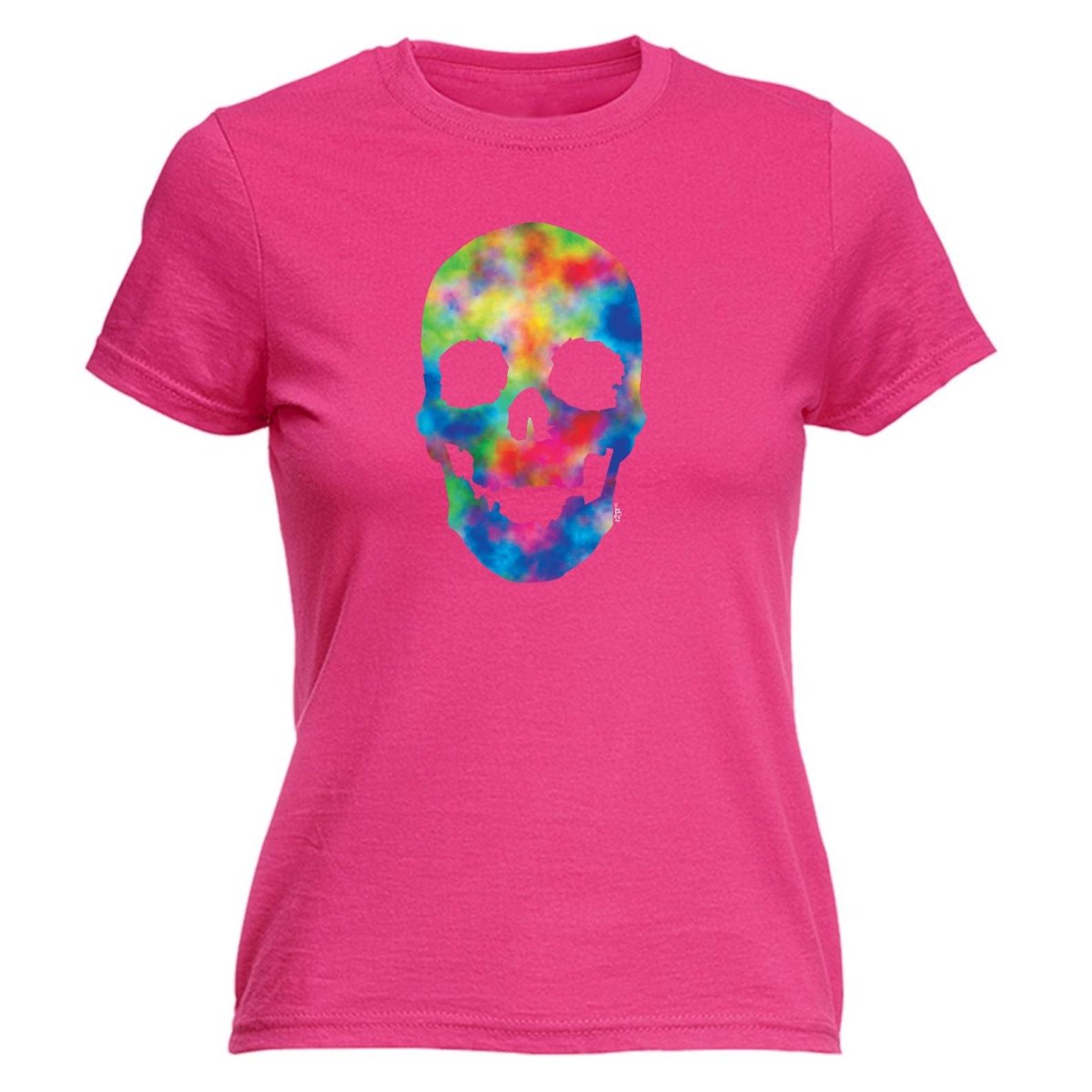Acid Skull Retro - Funny Novelty Womens T-Shirt T Shirt Tshirt - 123t Australia | Funny T-Shirts Mugs Novelty Gifts