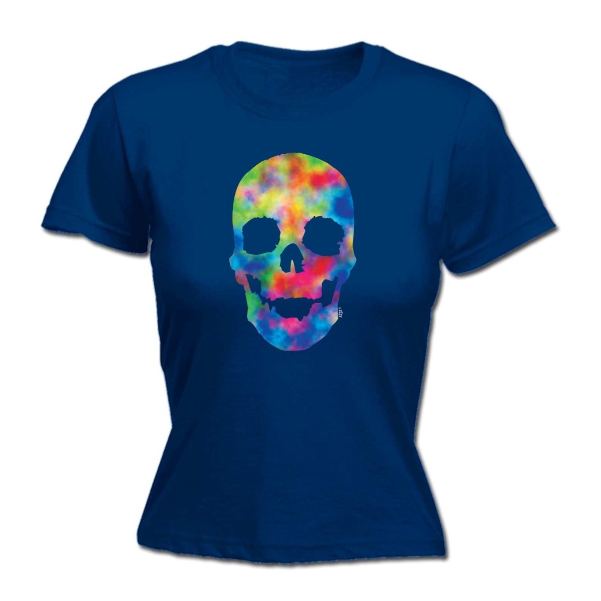 Acid Skull Retro - Funny Novelty Womens T-Shirt T Shirt Tshirt - 123t Australia | Funny T-Shirts Mugs Novelty Gifts