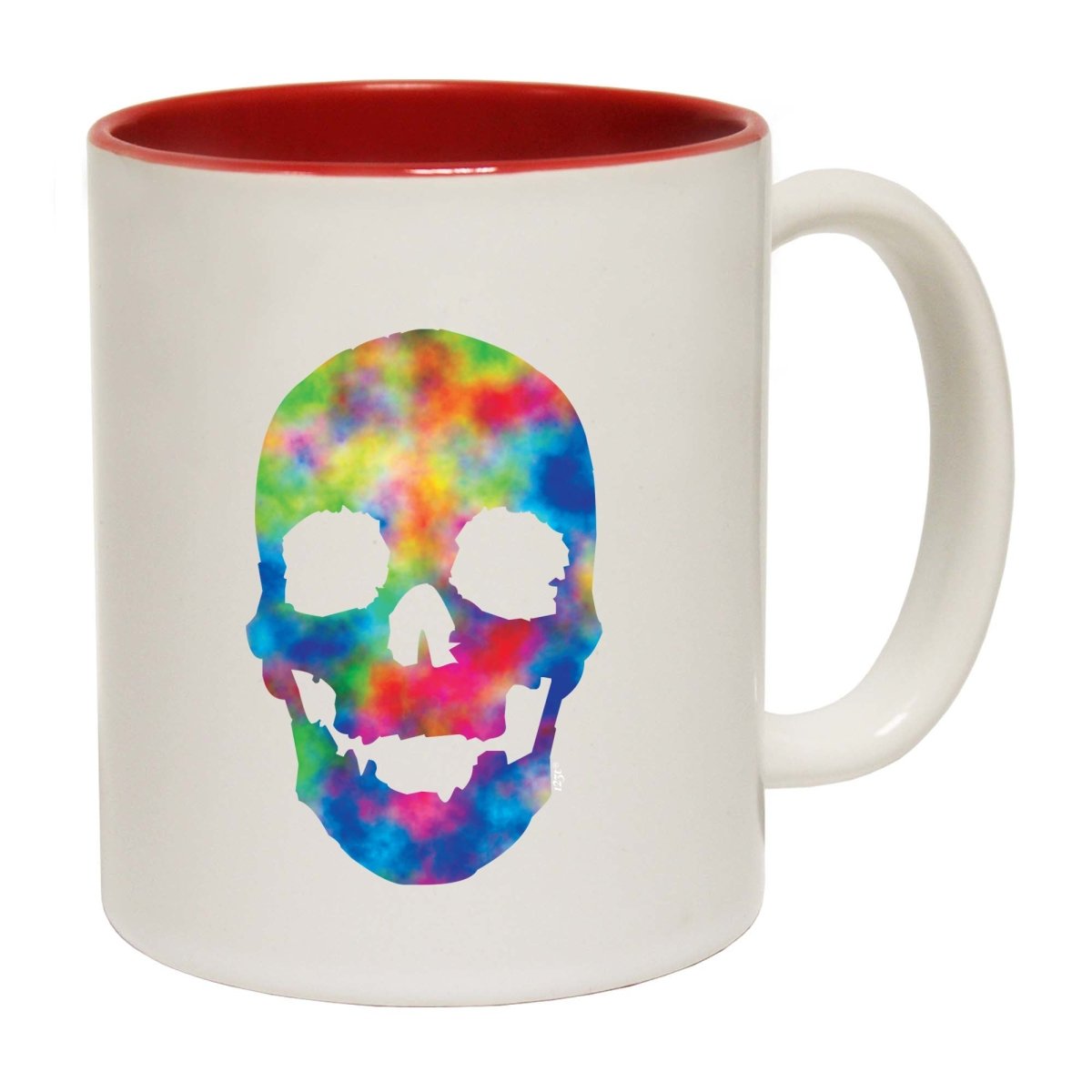 Acid Skull Retro Mug Cup - 123t Australia | Funny T-Shirts Mugs Novelty Gifts