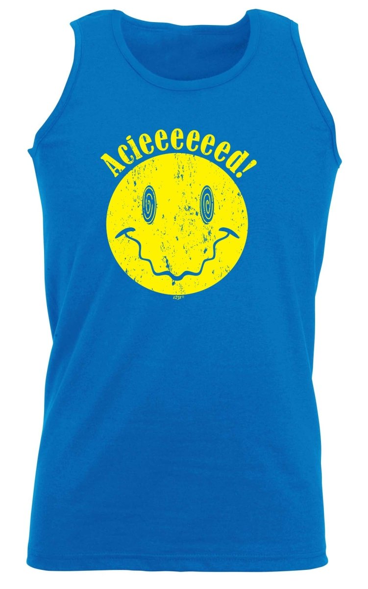 Acieeeeeed Rave Dance - Funny Novelty Vest Singlet Unisex Tank Top - 123t Australia | Funny T-Shirts Mugs Novelty Gifts