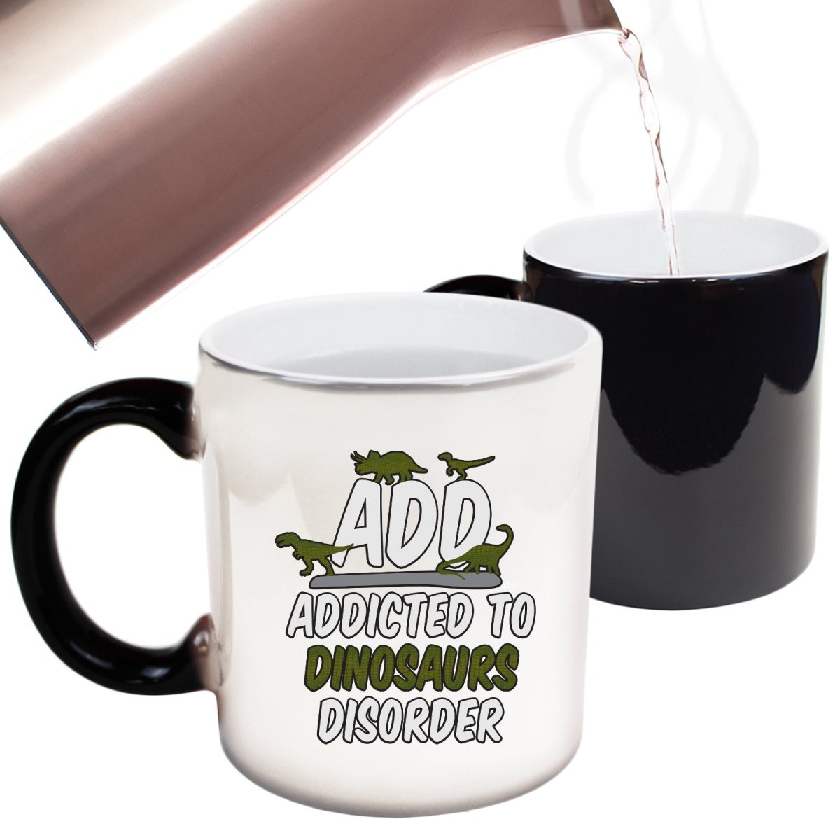 Add Dinosaur Mug Cup - 123t Australia | Funny T-Shirts Mugs Novelty Gifts