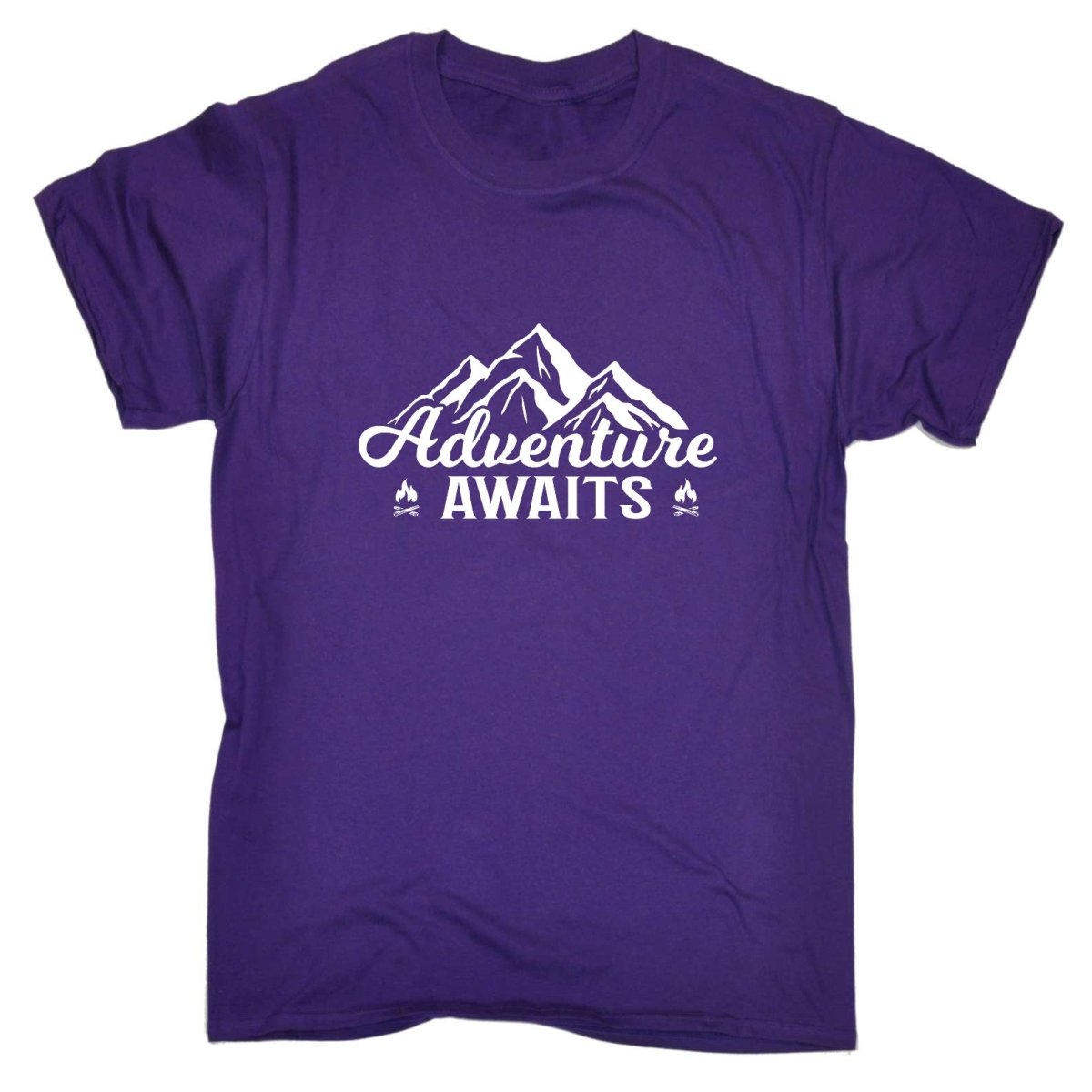 Adventure Awaits Camping Camp Outdoors - Mens Funny T-Shirt Tshirts Tee Shirt - 123t Australia | Funny T-Shirts Mugs Novelty Gifts
