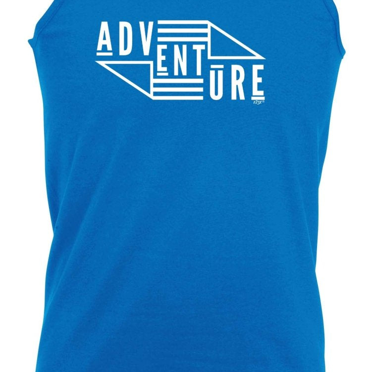 Adventure - Funny Novelty Vest Singlet Unisex Tank Top - 123t Australia | Funny T-Shirts Mugs Novelty Gifts