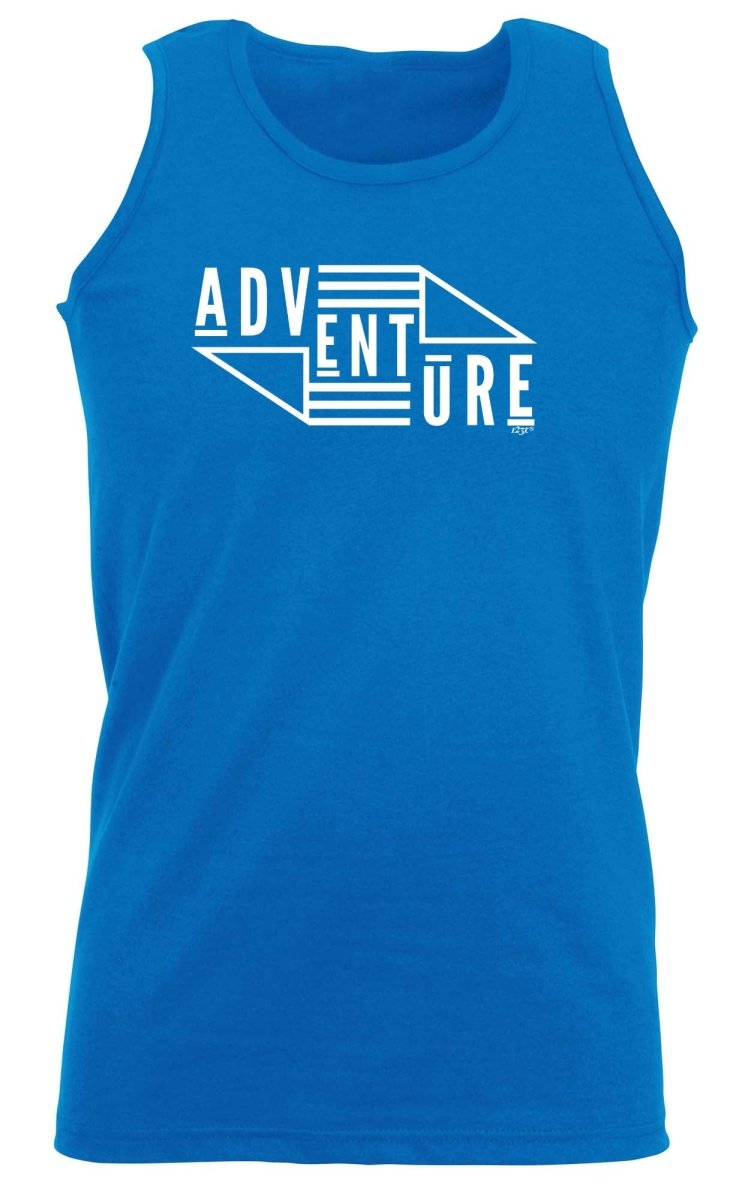 Adventure - Funny Novelty Vest Singlet Unisex Tank Top - 123t Australia | Funny T-Shirts Mugs Novelty Gifts