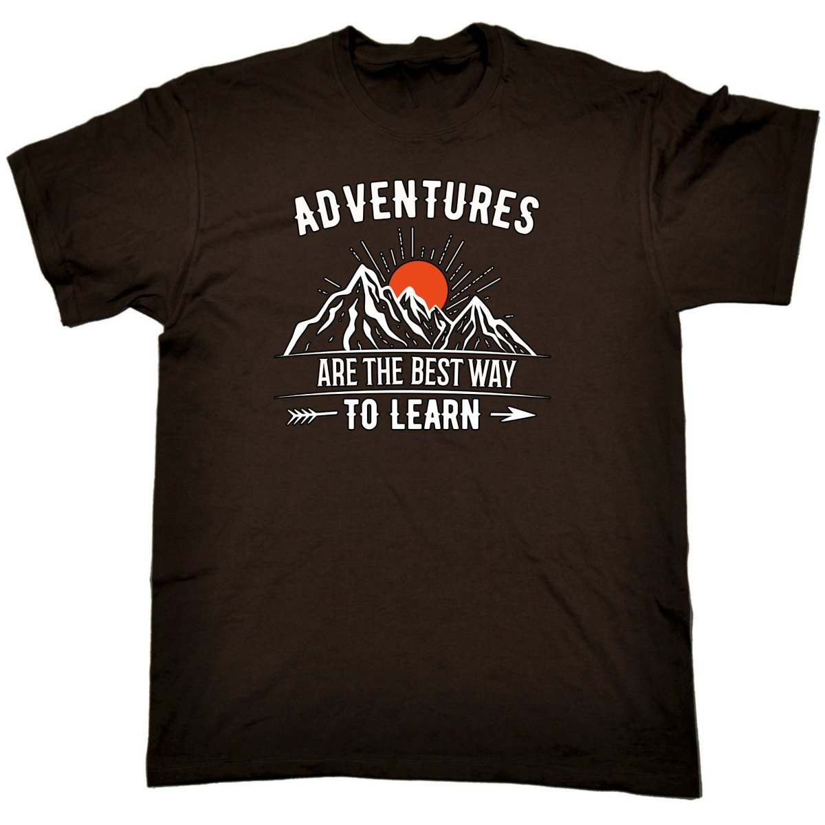 Adventures Are The Best Way To Learn Camping Camp Hiking - Mens Funny T-Shirt Tshirts Tee Shirt - 123t Australia | Funny T-Shirts Mugs Novelty Gifts