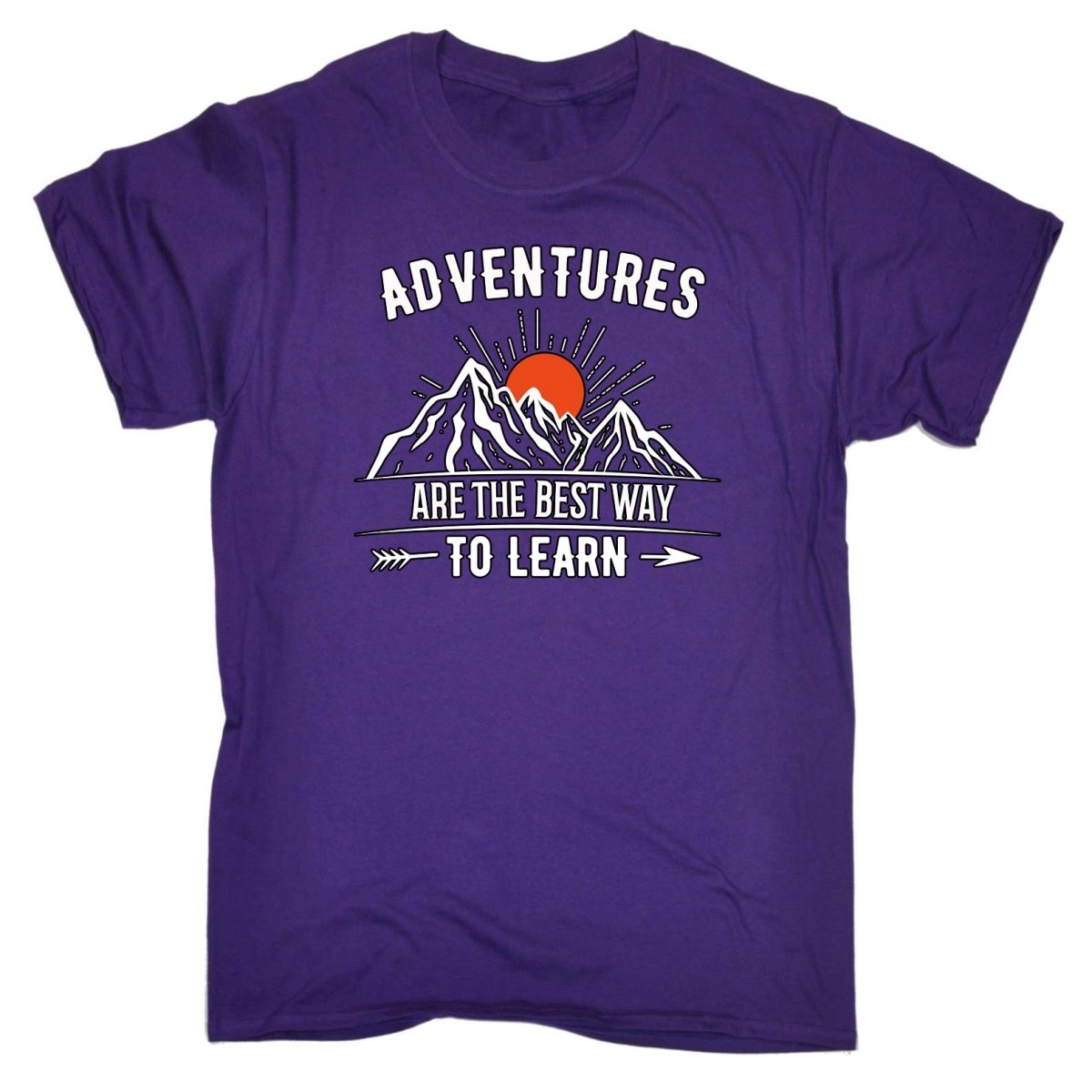 Adventures Are The Best Way To Learn Camping Camp Hiking - Mens Funny T-Shirt Tshirts Tee Shirt - 123t Australia | Funny T-Shirts Mugs Novelty Gifts
