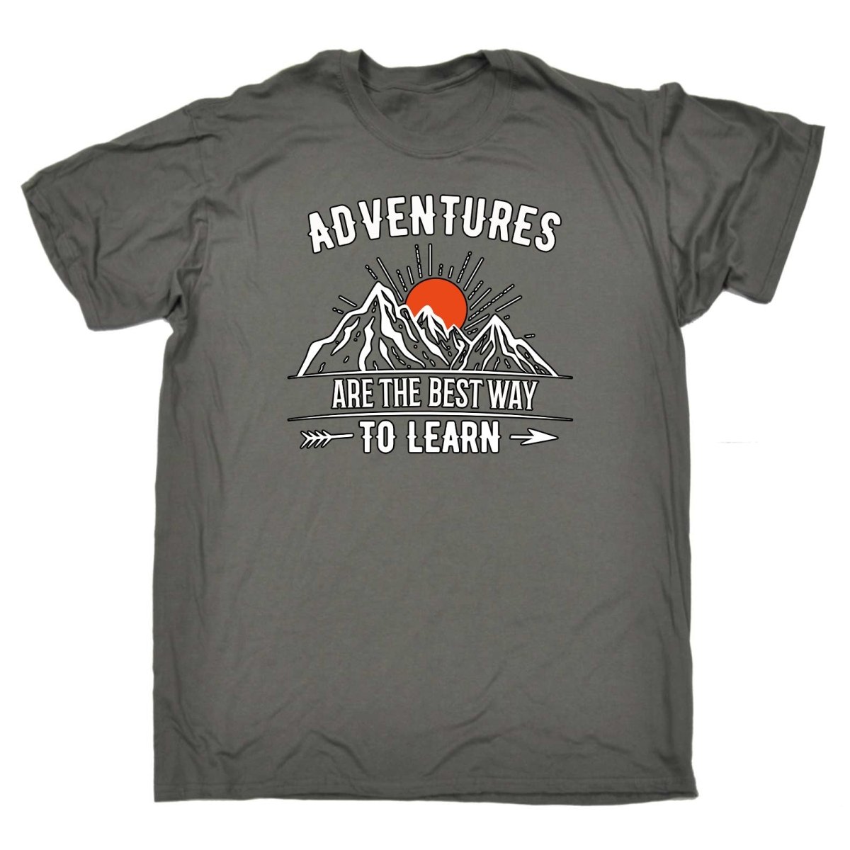Adventures Are The Best Way To Learn Camping Camp Hiking - Mens Funny T-Shirt Tshirts Tee Shirt - 123t Australia | Funny T-Shirts Mugs Novelty Gifts