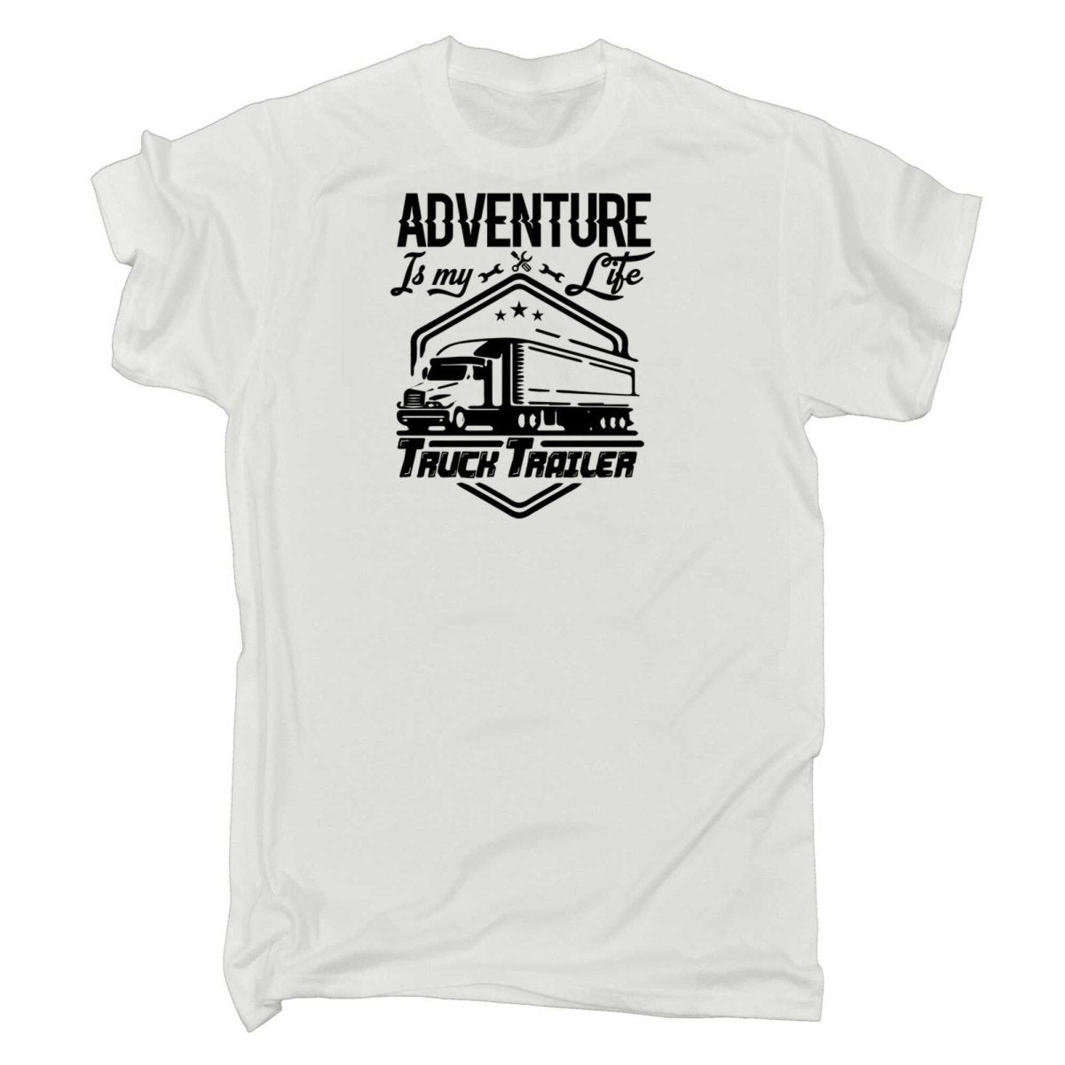Adverture Is My Life Truck Trailer - Mens Funny T-Shirt Tshirts - 123t Australia | Funny T-Shirts Mugs Novelty Gifts