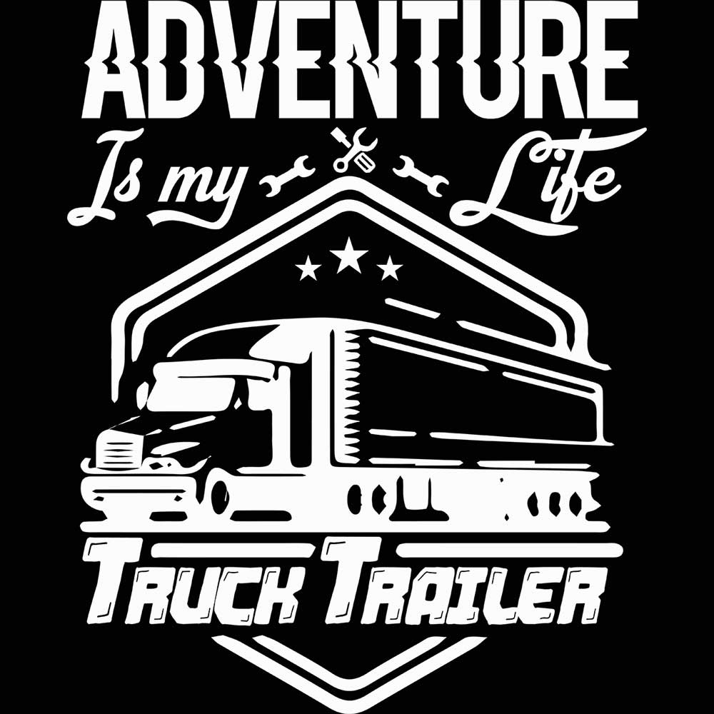 Adverture Is My Life Truck Trailer - Mens Funny T-Shirt Tshirts - 123t Australia | Funny T-Shirts Mugs Novelty Gifts