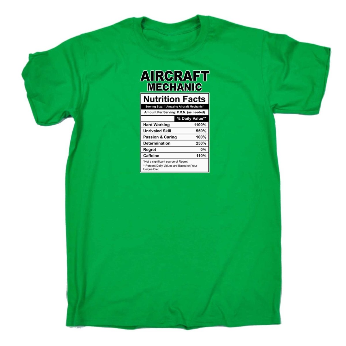Aircraft Mechanic Nutrition Facts - Mens Funny T-Shirt Tshirts - 123t Australia | Funny T-Shirts Mugs Novelty Gifts