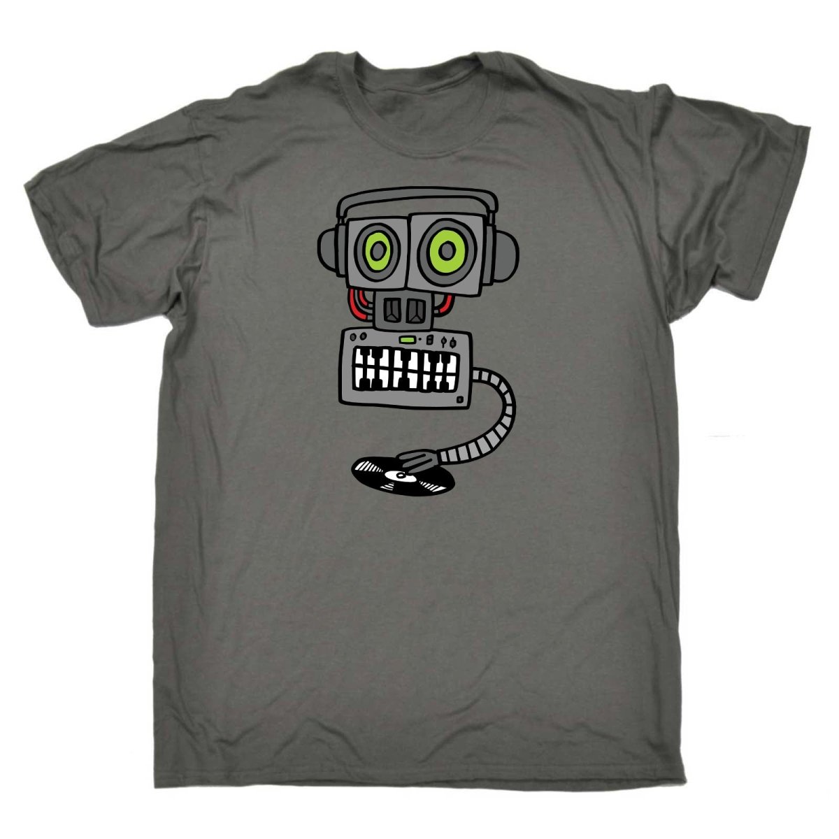 Al Storm 247 Rave Hardcore Happy Vinyl Record Robot - Mens Funny T-Shirt Tshirts - 123t Australia | Funny T-Shirts Mugs Novelty Gifts