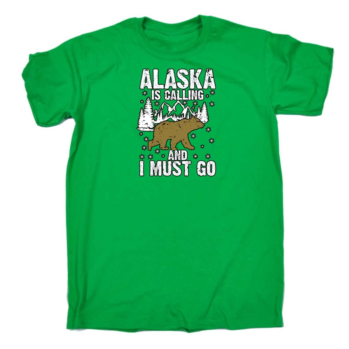 Alaska Is Calling And I Must Go Bear - Mens Funny T-Shirt Tshirts - 123t Australia | Funny T-Shirts Mugs Novelty Gifts