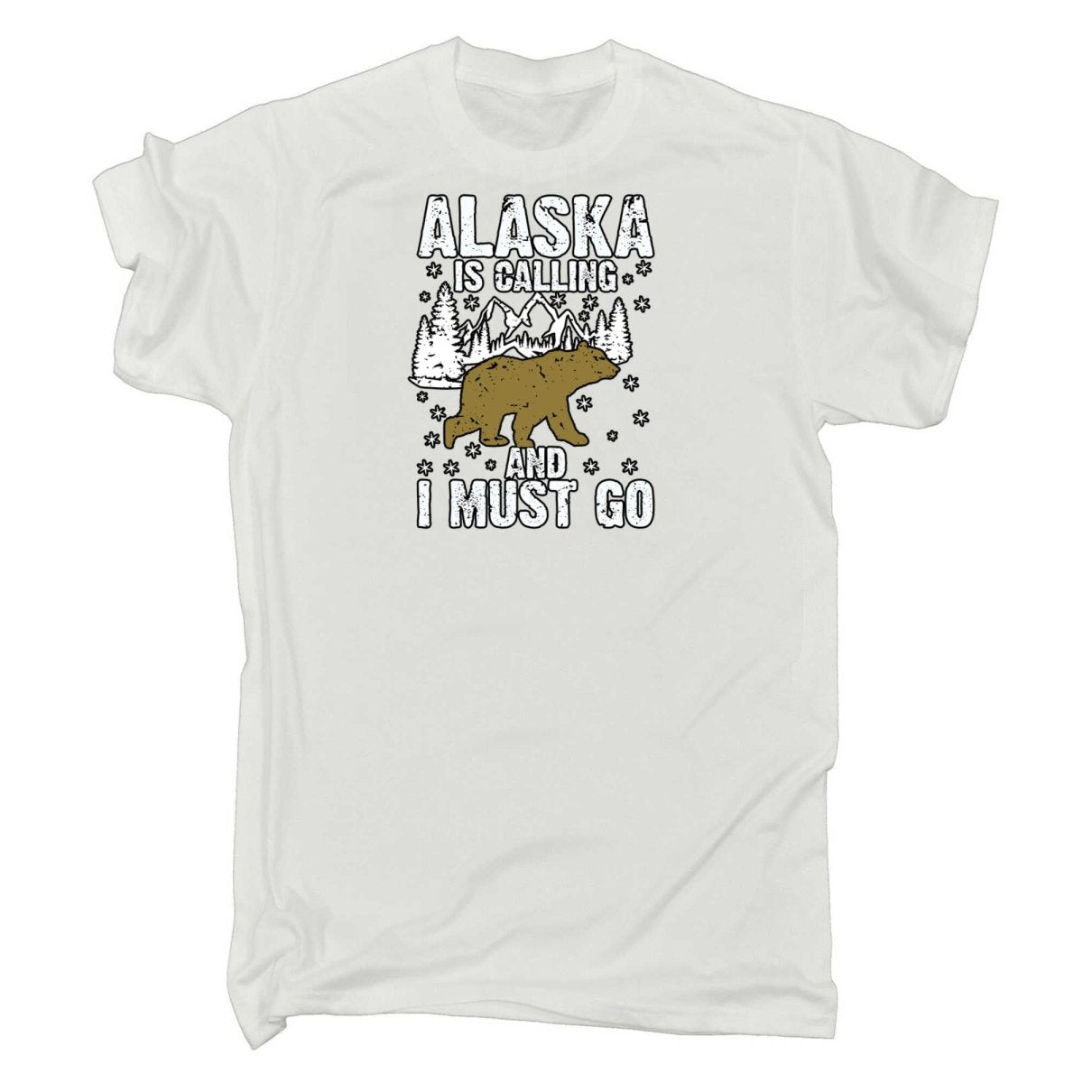 Alaska Is Calling And I Must Go Bear - Mens Funny T-Shirt Tshirts - 123t Australia | Funny T-Shirts Mugs Novelty Gifts