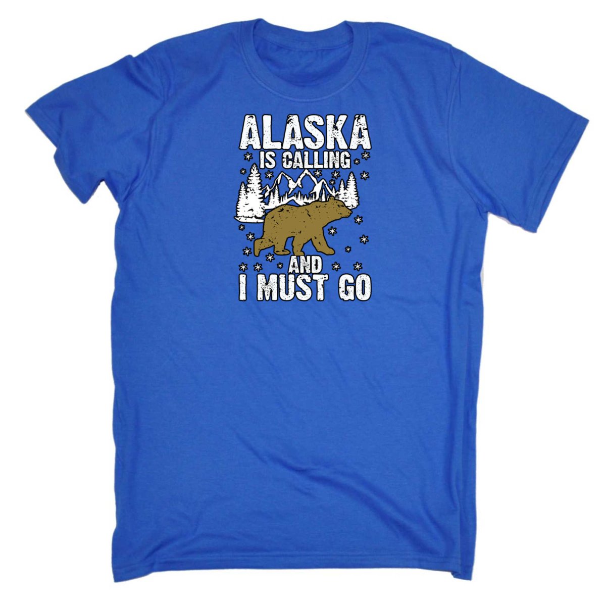 Alaska Is Calling And I Must Go Bear - Mens Funny T-Shirt Tshirts - 123t Australia | Funny T-Shirts Mugs Novelty Gifts
