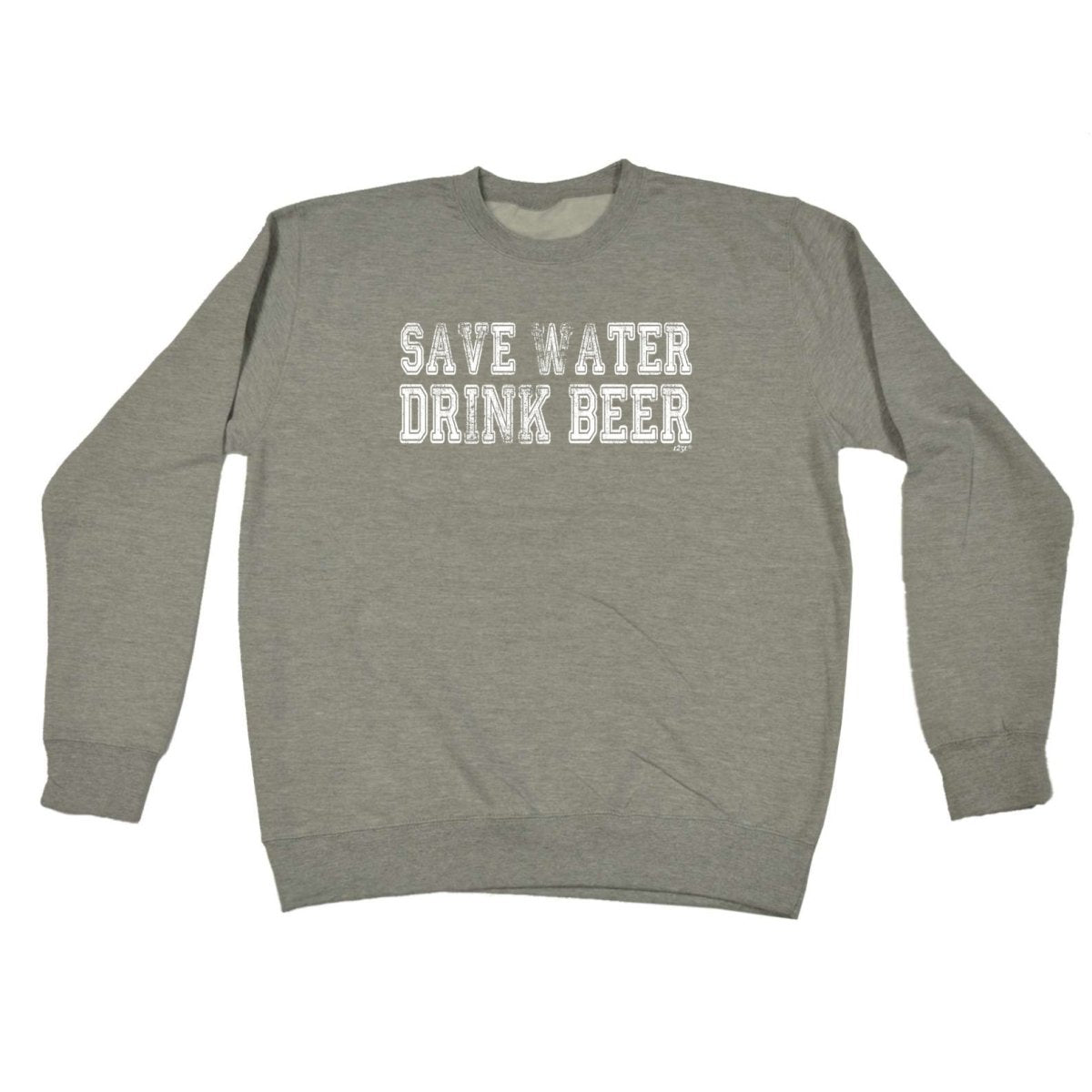 Alcohol Alcohol Save Water Drink Beer - Funny Novelty Sweatshirt - 123t Australia | Funny T-Shirts Mugs Novelty Gifts