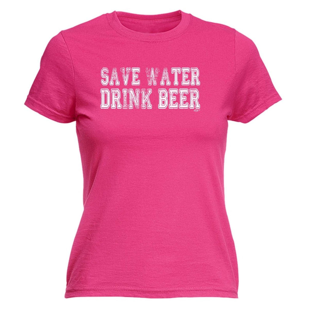 Alcohol Alcohol Save Water Drink Beer - Funny Novelty Womens T-Shirt T Shirt Tshirt - 123t Australia | Funny T-Shirts Mugs Novelty Gifts