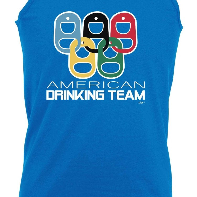 Alcohol American Drinking Team Rings - Funny Novelty Vest Singlet Unisex Tank Top - 123t Australia | Funny T-Shirts Mugs Novelty Gifts
