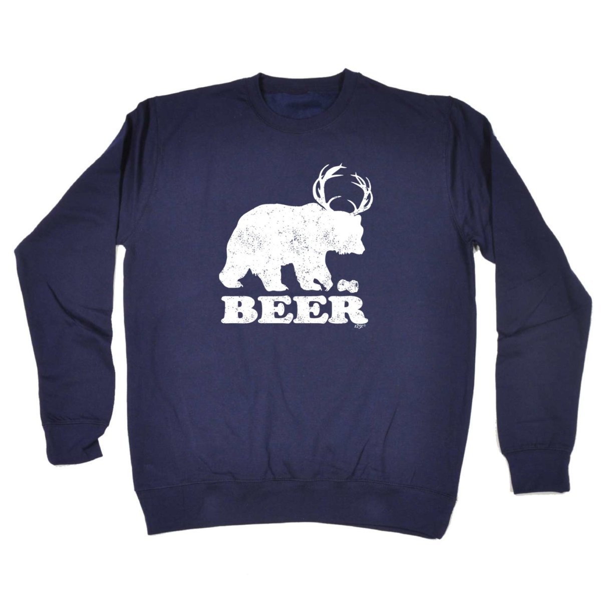 Alcohol Animal Beer Bear Deer - Funny Novelty Sweatshirt - 123t Australia | Funny T-Shirts Mugs Novelty Gifts