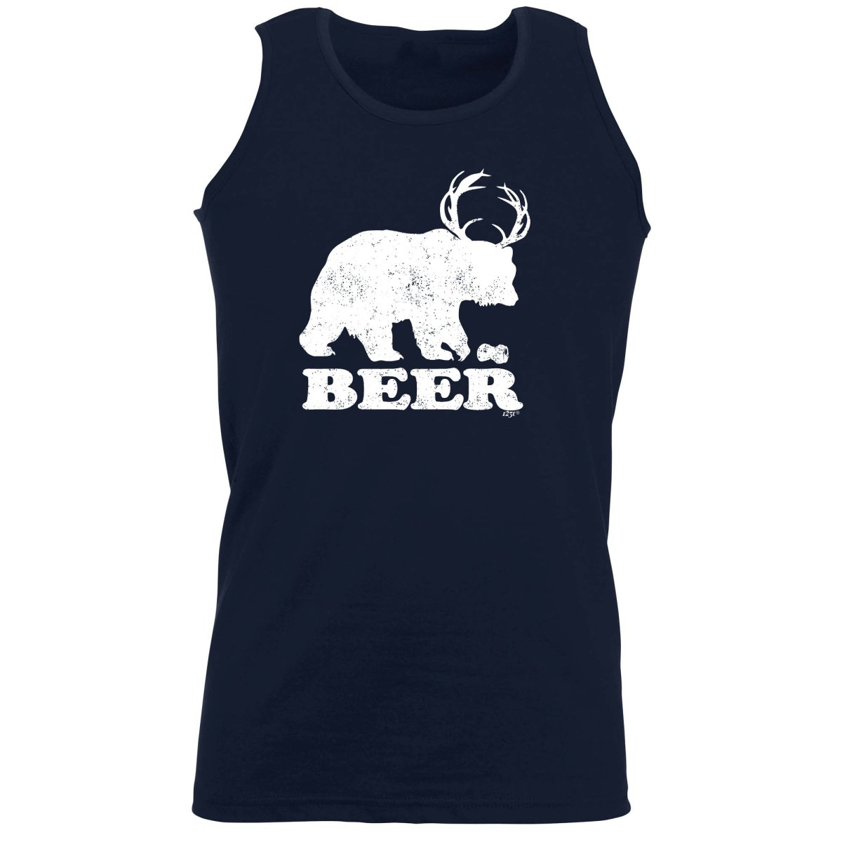 Alcohol Animal Beer Bear Deer - Funny Novelty Vest Singlet Unisex Tank Top - 123t Australia | Funny T-Shirts Mugs Novelty Gifts