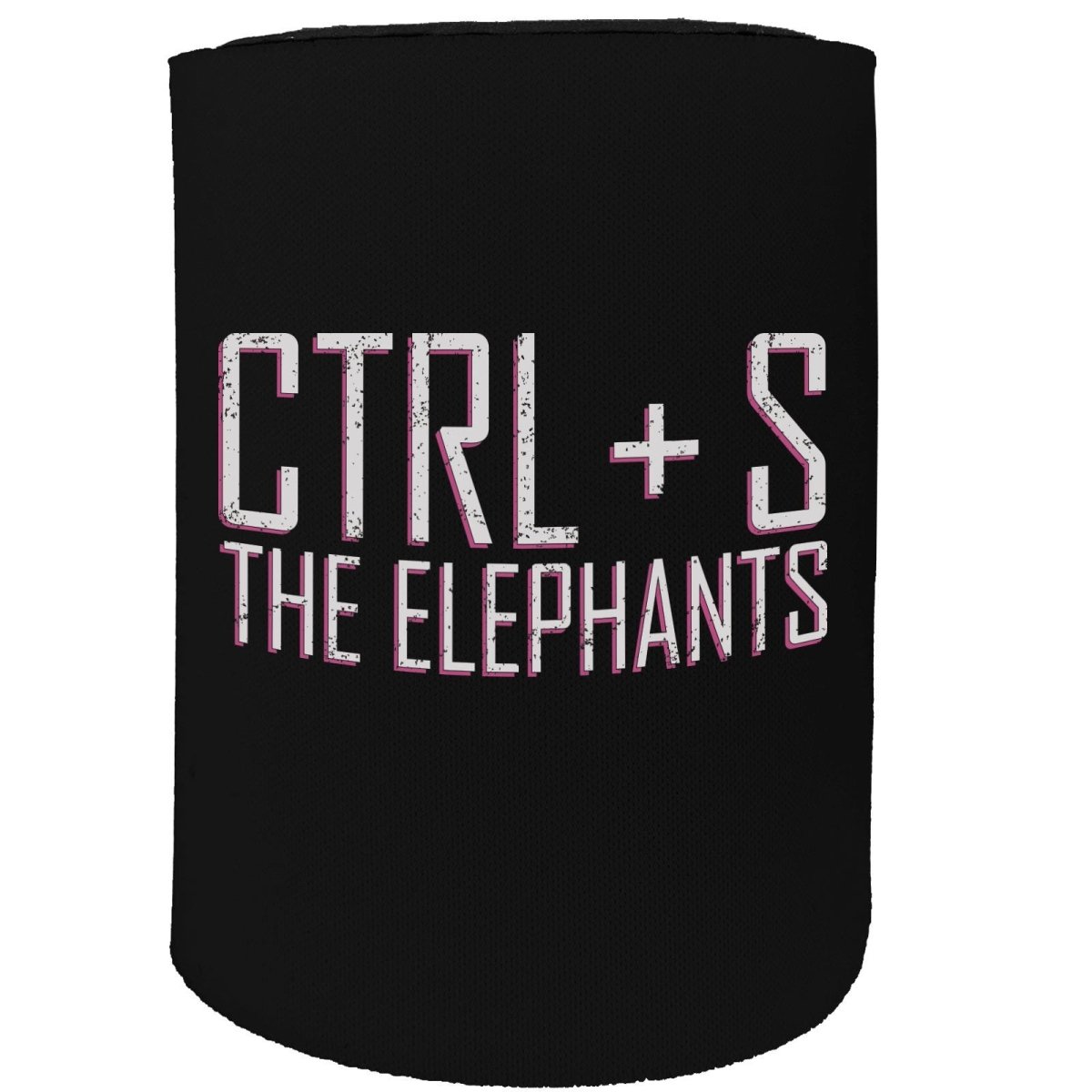 Alcohol Animal Stubby Holder - Ctrl S Elephants Save The Planet - Funny Novelty Birthday Gift Joke Beer - 123t Australia | Funny T-Shirts Mugs Novelty Gifts