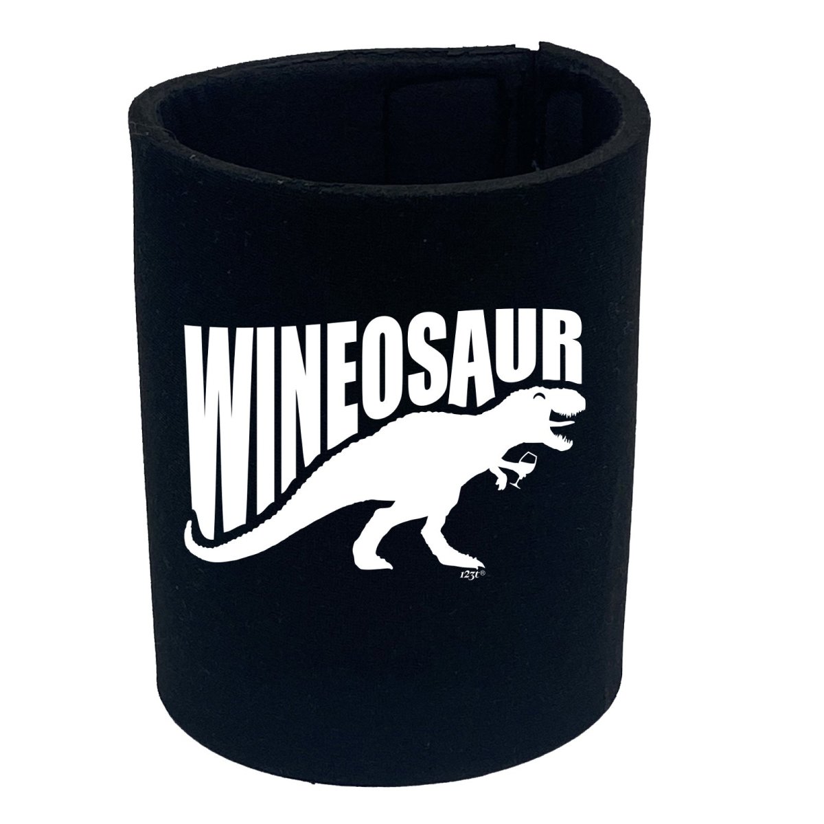Alcohol Animal Wineosaur Dinosaur - Funny Novelty Stubby Holder - 123t Australia | Funny T-Shirts Mugs Novelty Gifts