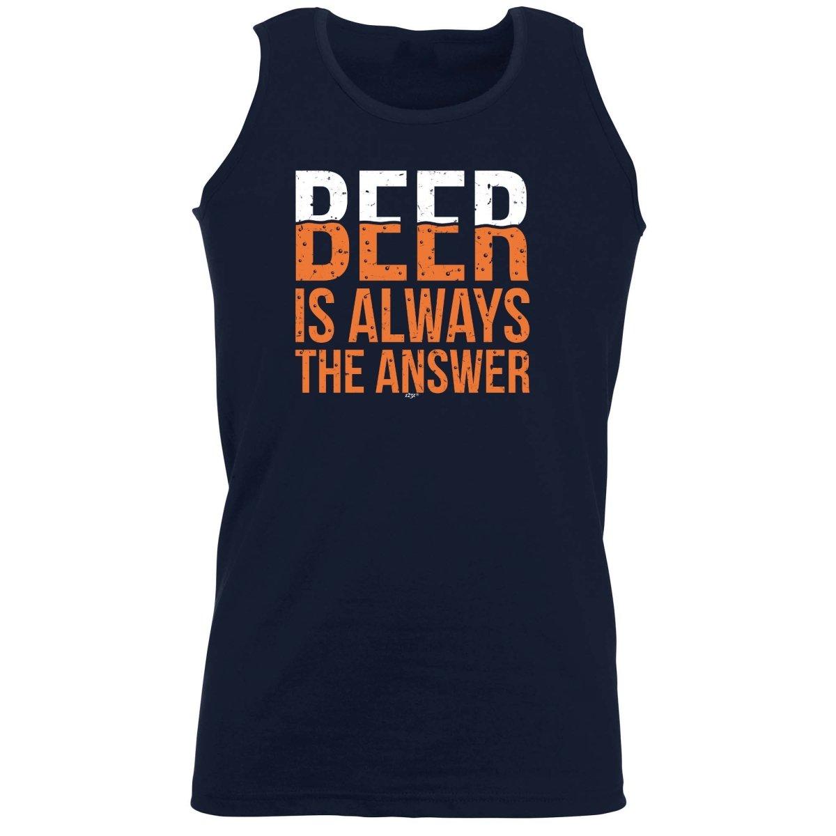 Alcohol Beer Is Always The Answer - Funny Novelty Vest Singlet Unisex Tank Top - 123t Australia | Funny T-Shirts Mugs Novelty Gifts