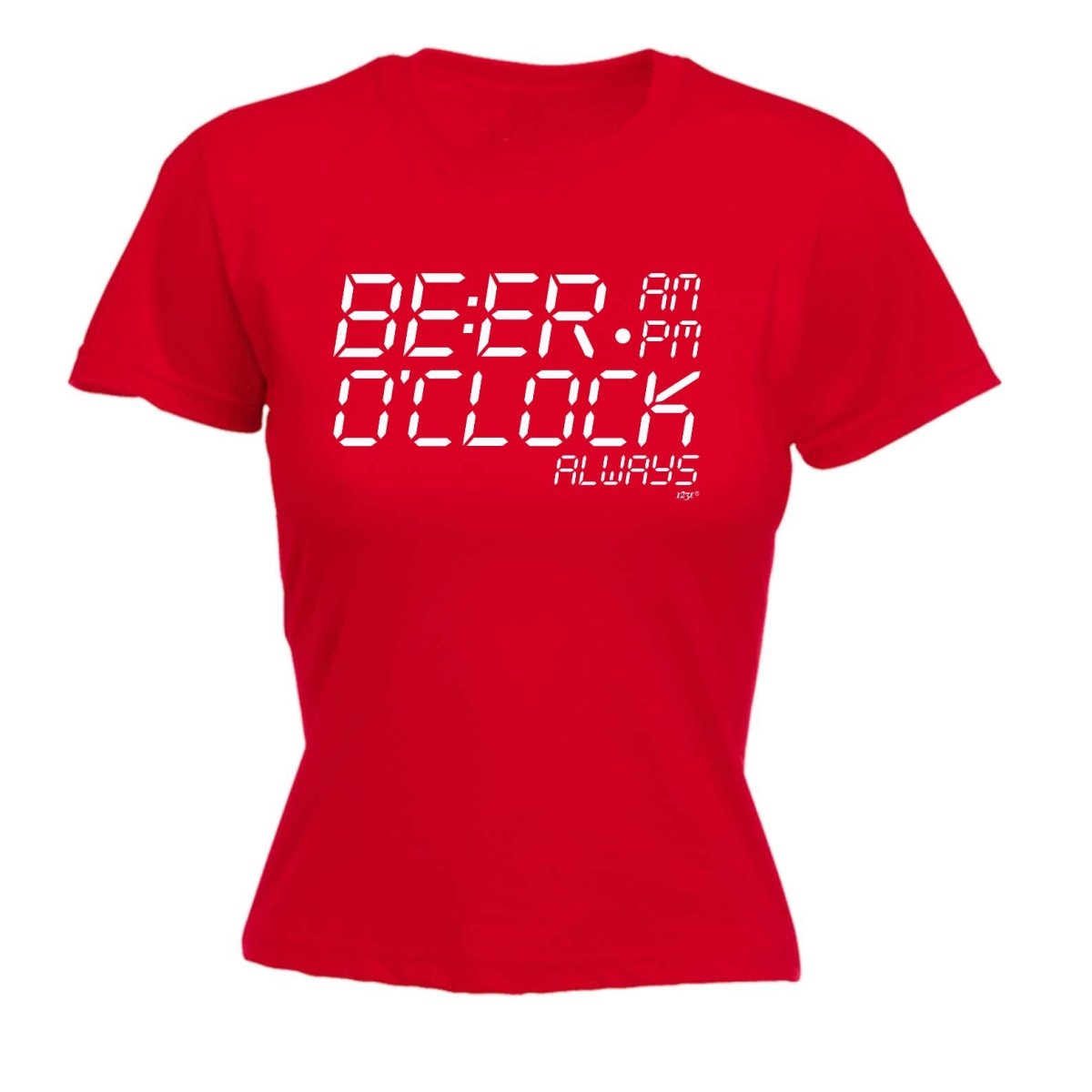 Alcohol Beer O Clock Alarm - Funny Novelty Womens T-Shirt T Shirt Tshirt - 123t Australia | Funny T-Shirts Mugs Novelty Gifts