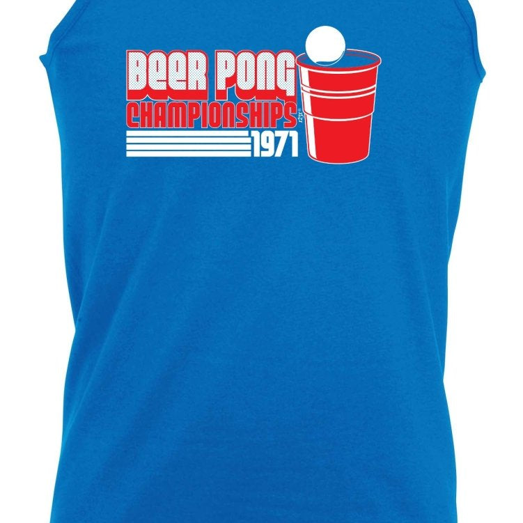 Alcohol Beer Pong Championships - Funny Novelty Vest Singlet Unisex Tank Top - 123t Australia | Funny T-Shirts Mugs Novelty Gifts