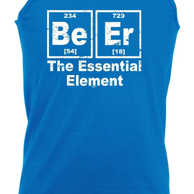 Alcohol Beer The Essential Element - Funny Novelty Vest Singlet Unisex Tank Top - 123t Australia | Funny T-Shirts Mugs Novelty Gifts