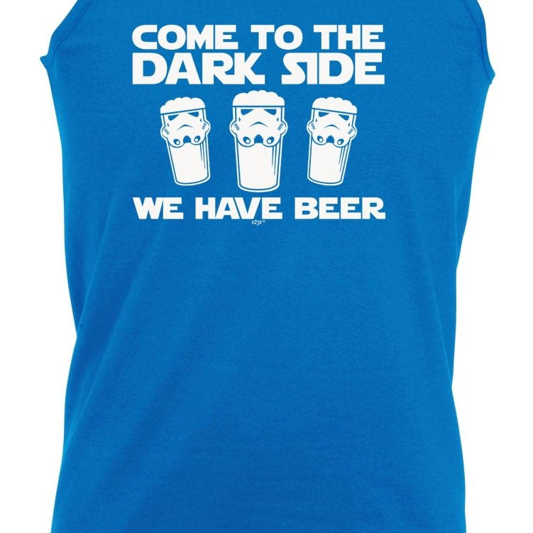 Alcohol Beers Come To The Dark Side - Funny Novelty Vest Singlet Unisex Tank Top - 123t Australia | Funny T-Shirts Mugs Novelty Gifts