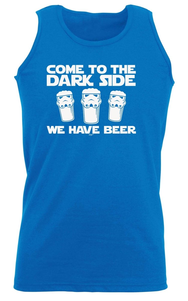 Alcohol Beers Come To The Dark Side - Funny Novelty Vest Singlet Unisex Tank Top - 123t Australia | Funny T-Shirts Mugs Novelty Gifts