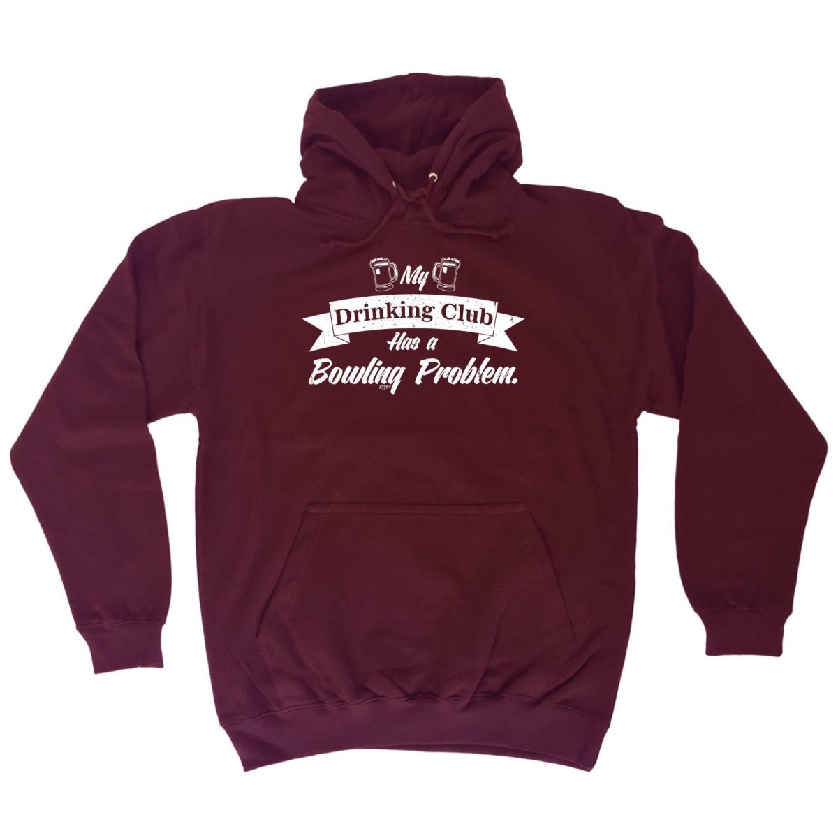 Alcohol Bowling My Drinking Club Has A Problem - Funny Novelty Hoodies Hoodie - 123t Australia | Funny T-Shirts Mugs Novelty Gifts