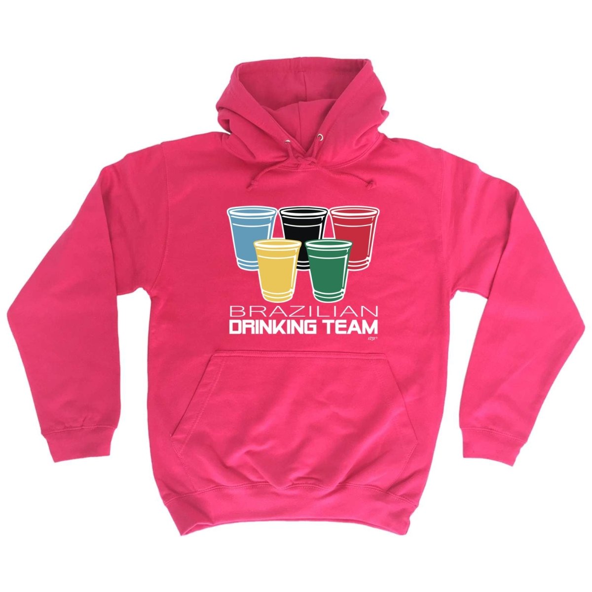 Alcohol Brazilian Drinking Team Glasses - Funny Novelty Hoodies Hoodie - 123t Australia | Funny T-Shirts Mugs Novelty Gifts