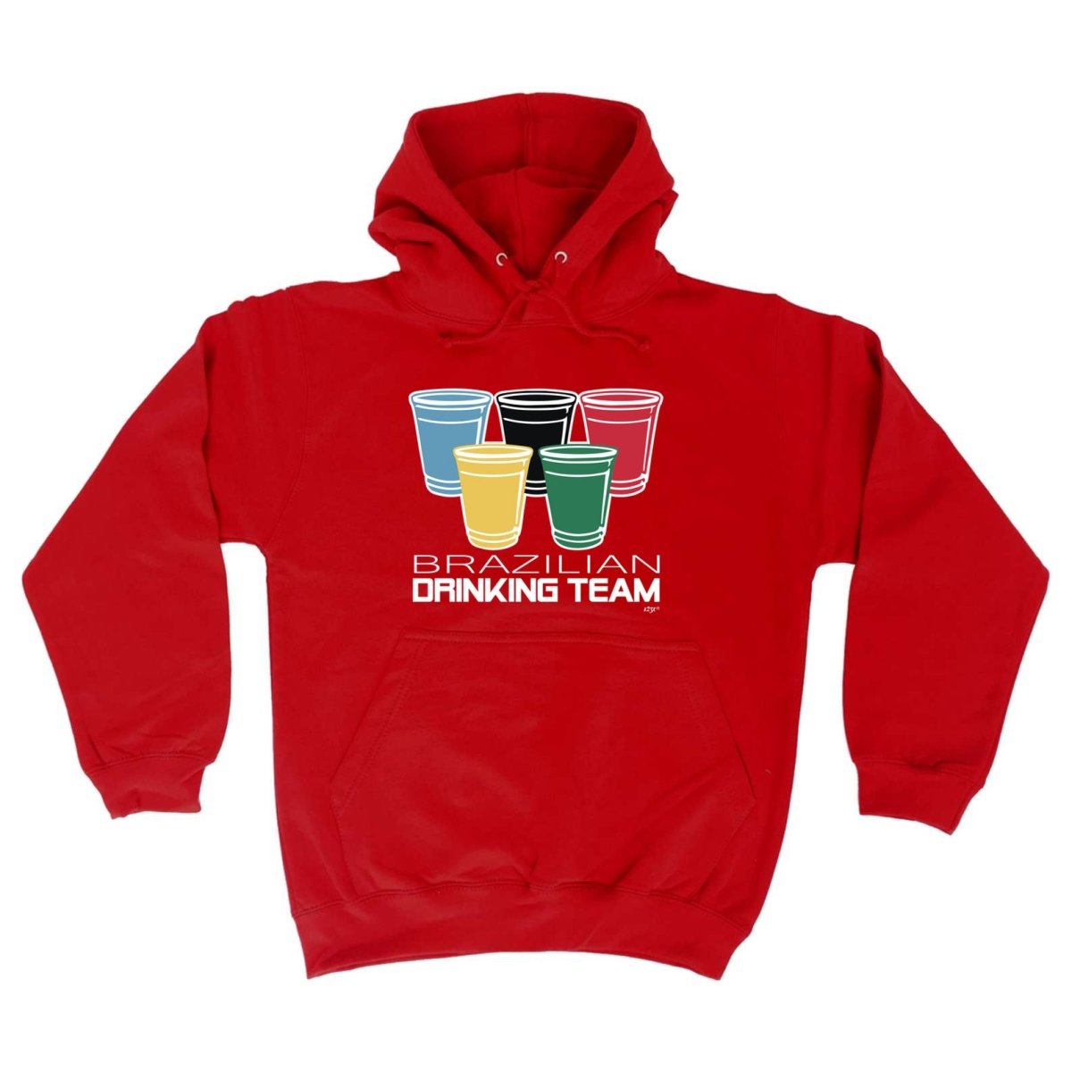 Alcohol Brazilian Drinking Team Glasses - Funny Novelty Hoodies Hoodie - 123t Australia | Funny T-Shirts Mugs Novelty Gifts