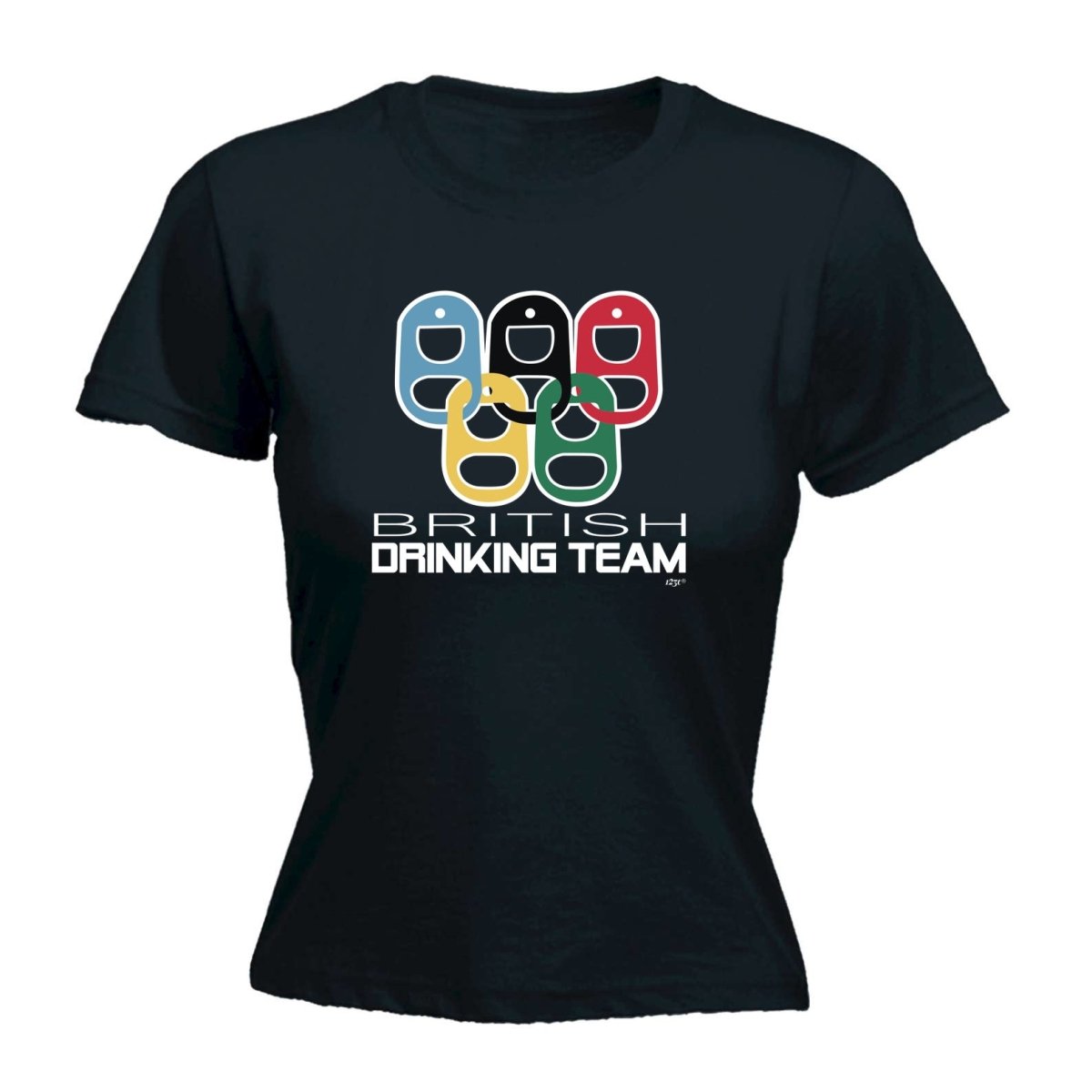 Alcohol British Drinking Team Rings - Funny Novelty Womens T-Shirt T Shirt Tshirt - 123t Australia | Funny T-Shirts Mugs Novelty Gifts