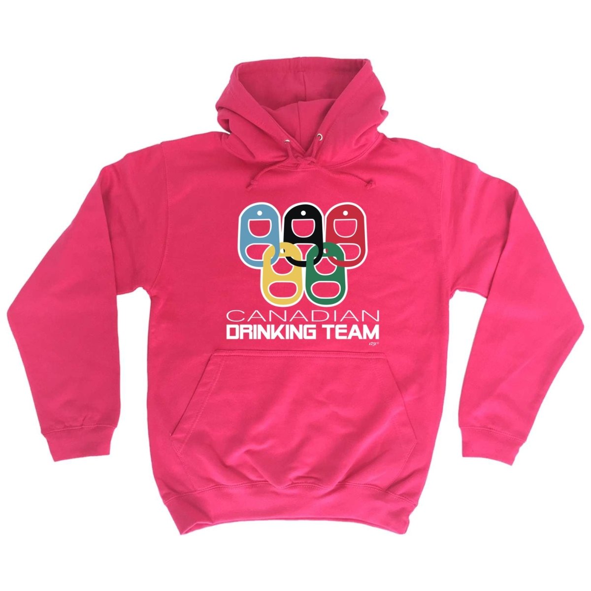 Alcohol Canadian Drinking Team Rings - Funny Novelty Hoodies Hoodie - 123t Australia | Funny T-Shirts Mugs Novelty Gifts