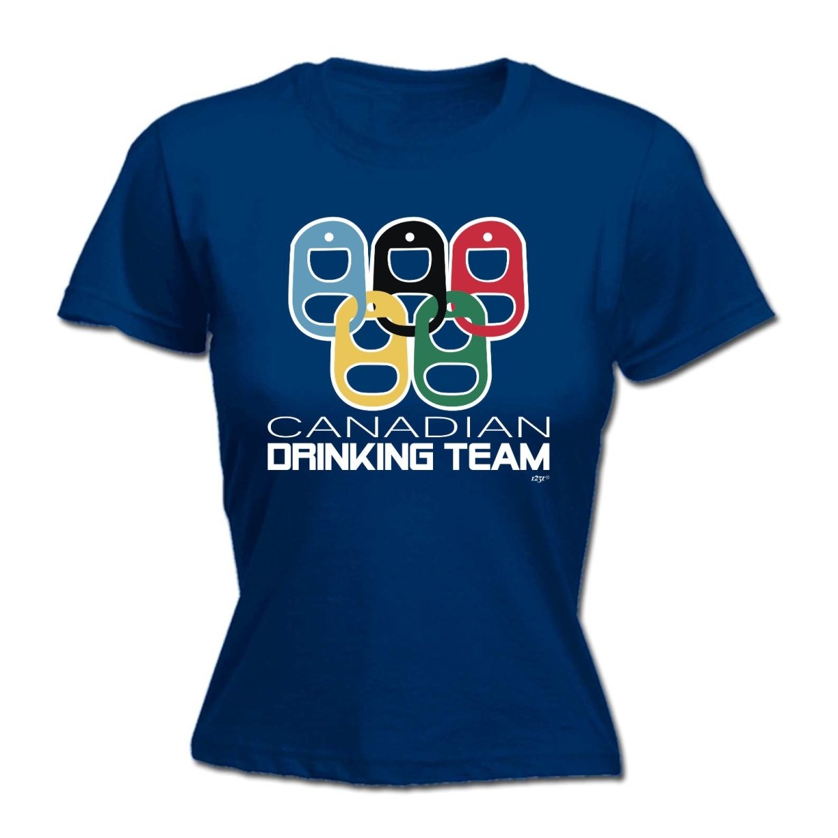Alcohol Canadian Drinking Team Rings - Funny Novelty Womens T-Shirt T Shirt Tshirt - 123t Australia | Funny T-Shirts Mugs Novelty Gifts