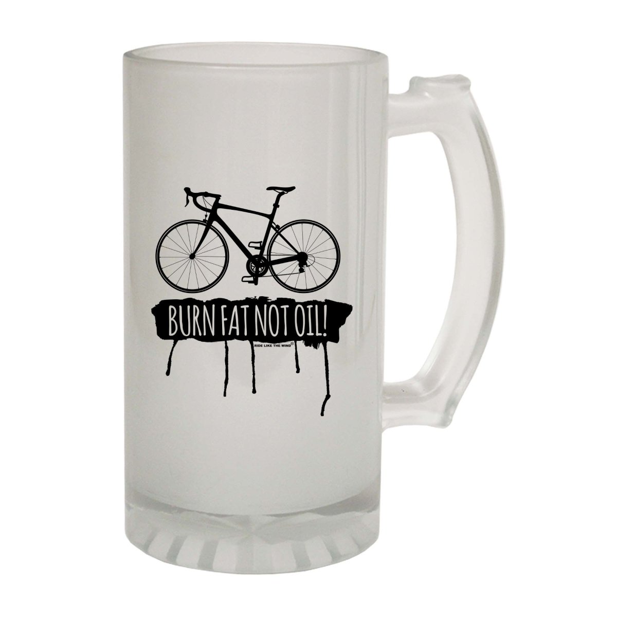 Alcohol Cycling Rltw Burn Fat Not Oil - Funny Novelty Beer Stein - 123t Australia | Funny T-Shirts Mugs Novelty Gifts