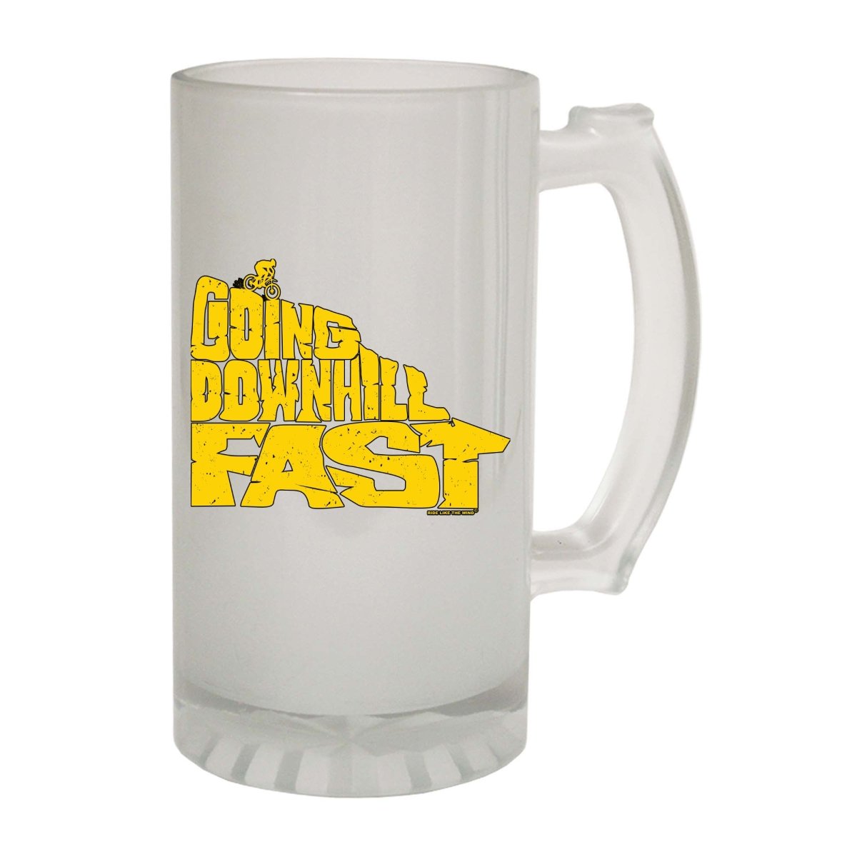 Alcohol Cycling Rltw Going Downhill Fast - Funny Novelty Beer Stein - 123t Australia | Funny T-Shirts Mugs Novelty Gifts