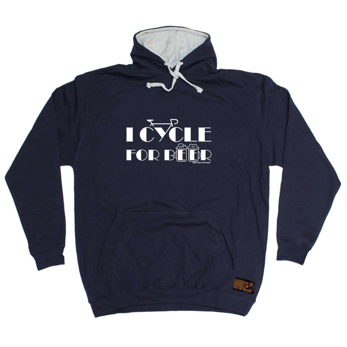 Alcohol Cycling Rltw I Cycle For Beer - Funny Novelty Hoodies Hoodie - 123t Australia | Funny T-Shirts Mugs Novelty Gifts