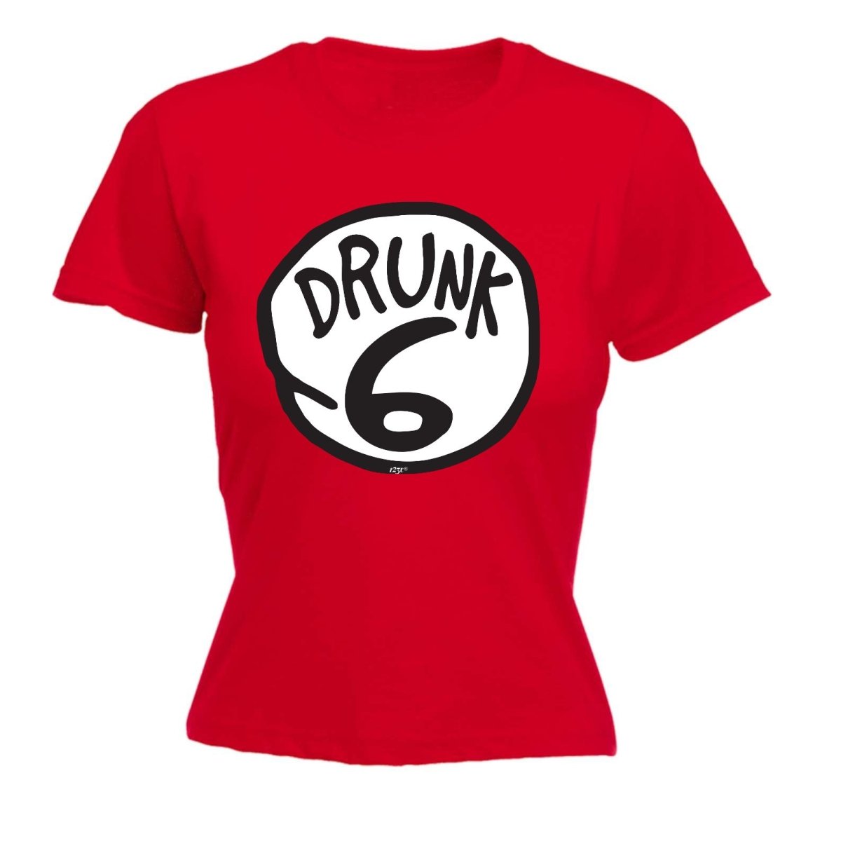Alcohol Drunk 6 - Funny Novelty Womens T-Shirt T Shirt Tshirt - 123t Australia | Funny T-Shirts Mugs Novelty Gifts