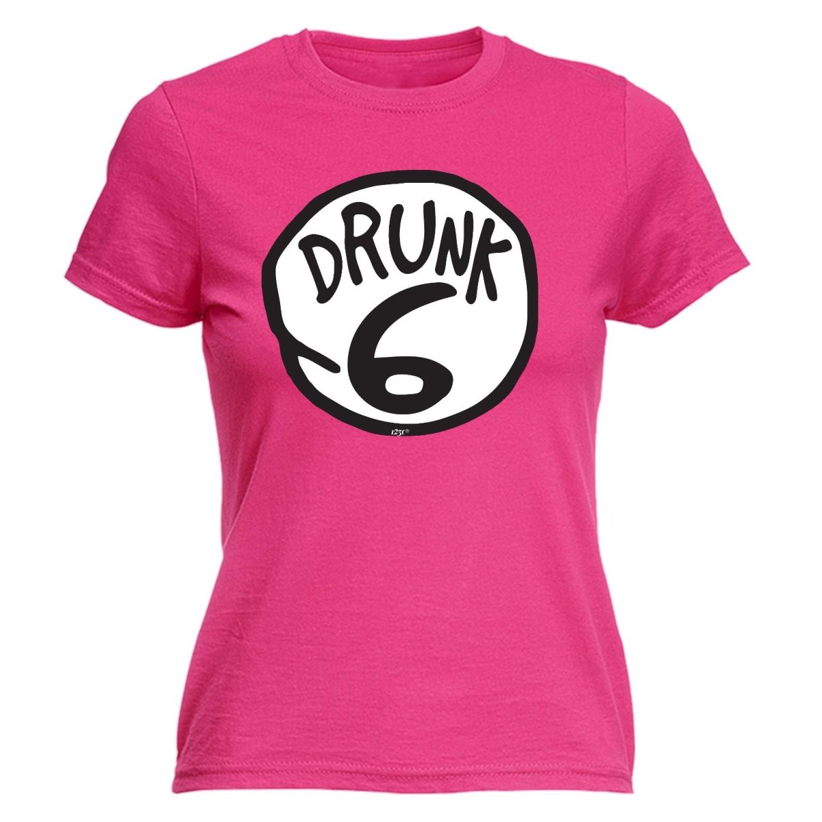 Alcohol Drunk 6 - Funny Novelty Womens T-Shirt T Shirt Tshirt - 123t Australia | Funny T-Shirts Mugs Novelty Gifts