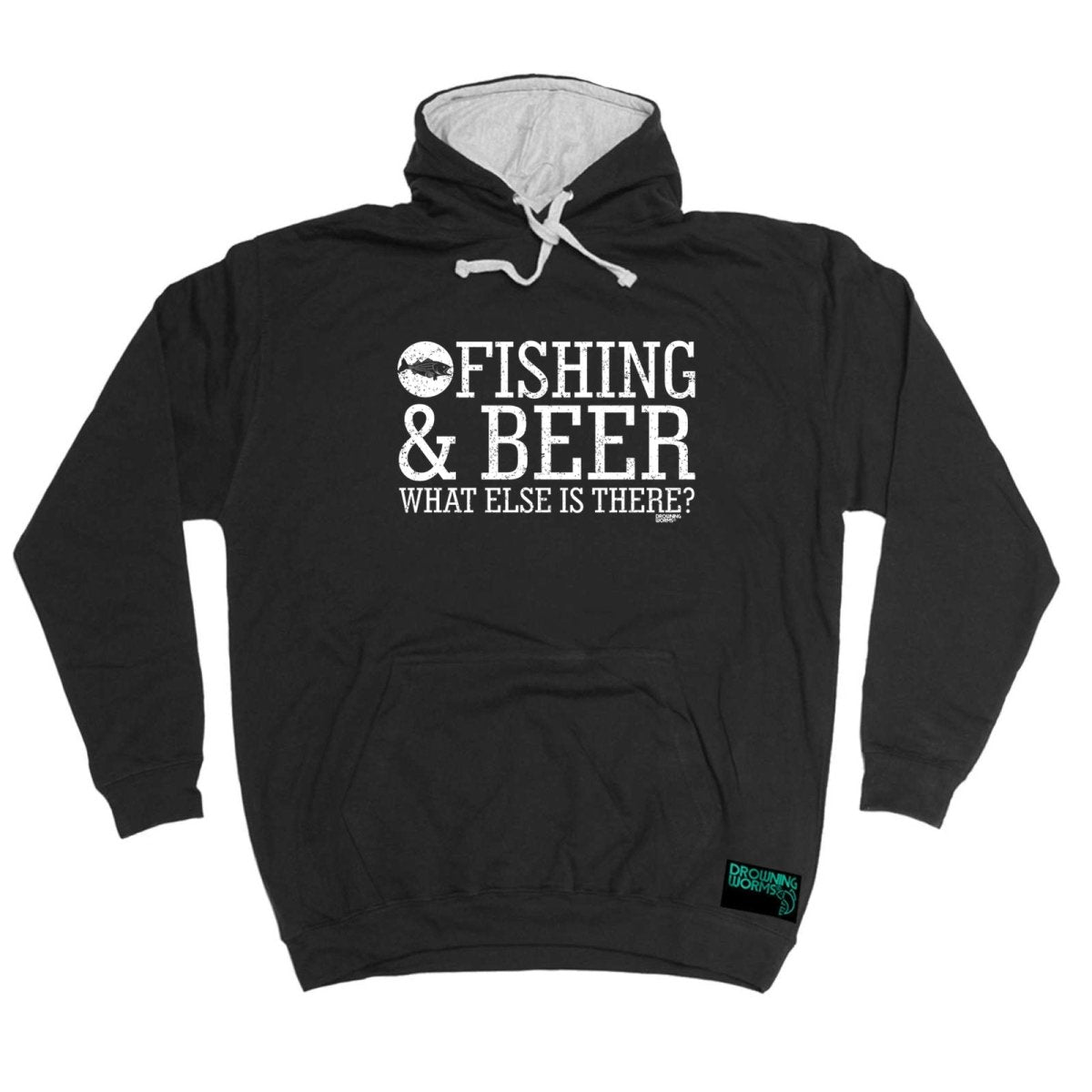Alcohol Dw Fishing And Beer What Else Is There - Funny Novelty Hoodies Hoodie - 123t Australia | Funny T-Shirts Mugs Novelty Gifts